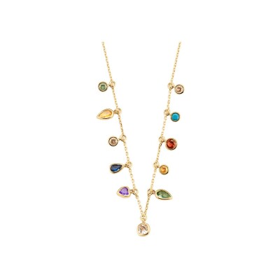 Collier Agatha Candy en laiton