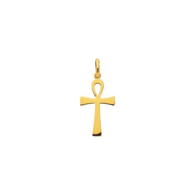 Pendentif croix en plaqué or