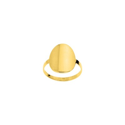 Bague à graver en plaqué or