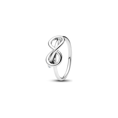 Bague Pandora Nœud De L'infini en argent, taille 56