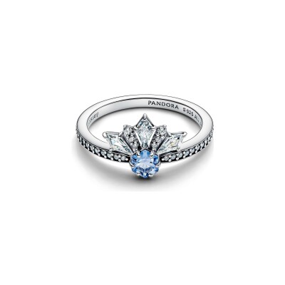 Bague Disney x Pandora La Reine des Neiges Diadème d’Elsa en argent et oxydes de zirconium, taille 48
