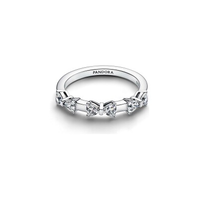 Bague Pandora Nœuds en argent et oxydes de zirconium, taille 54