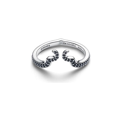 Bague Disney x Pandora Maléfique en argent et cristal, taille 52