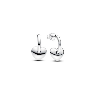 Boucles d'oreilles Pandora Moments Ouvertes Cœur en argent