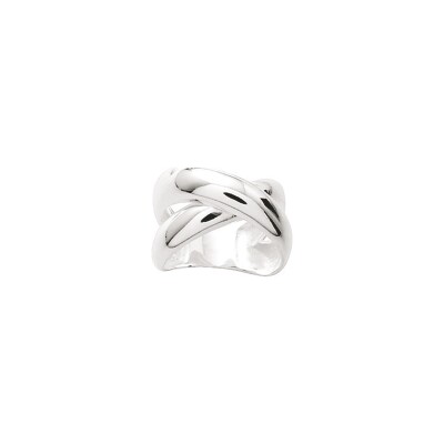 Bague en argent rhodié
