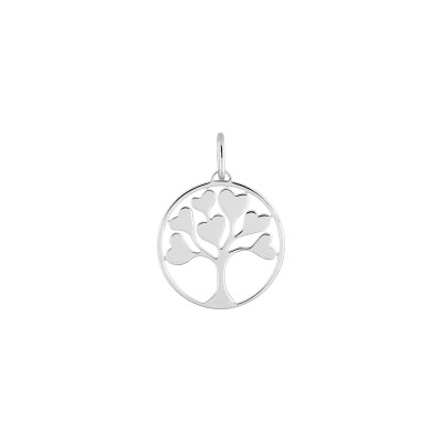 Pendentif en argent rhodié