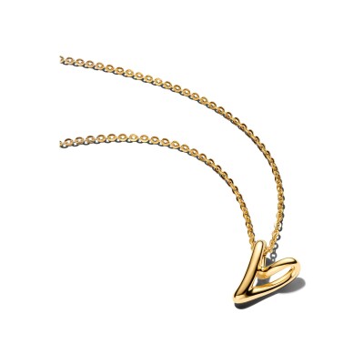 Collier Pandora Essence en métal doré, 45 cm