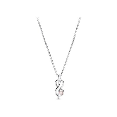 Collier Pandora Nœud De L'infini en argent