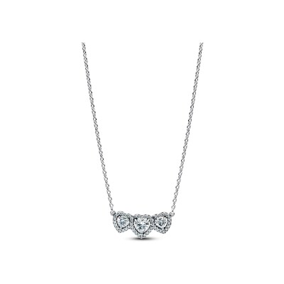 Collier Pandora Timeless en argent et oxyde de zirconium, 45 cm