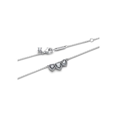 Collier Pandora Timeless en argent et oxyde de zirconium, 45 cm