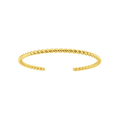 Bracelet Jonc en acier doré