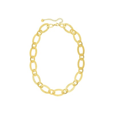 Collier en acier doré