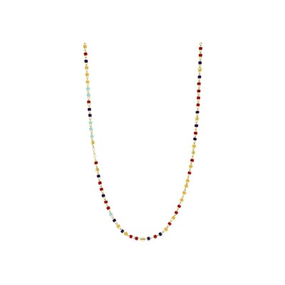 Collier en acier doré