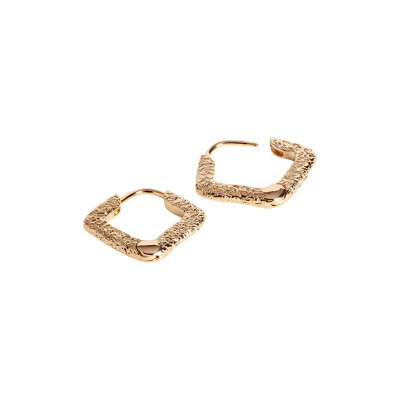 Boucles d'oreilles créoles Ana & Cha Angel en plaqué or