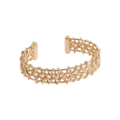 Bracelet jonc en plaqué or