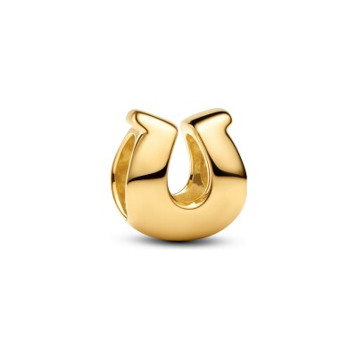 Charm Pandora Fer à Cheval en métal doré