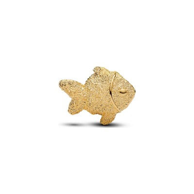 Charm Pandora Poisson en métal doré