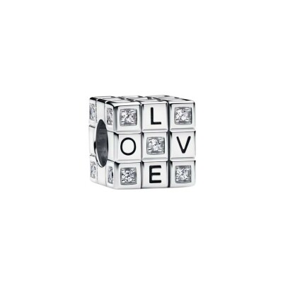 Charm Pandora Cube De Jeu Mobile en argent