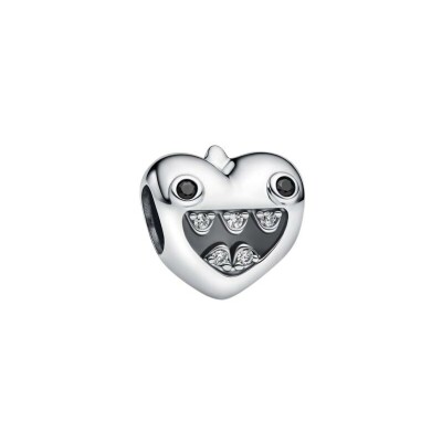 Charm Pandora Cœur Les Petits Monstres De Maman en argent