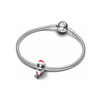 Charm Pandora X Disney L'étrange Noël De Monsieur Jack Jack Skellington en argent