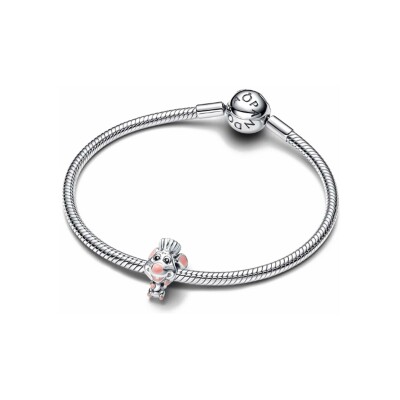Charm Pandora X Disney Pixar Ratatouille Rémy en argent