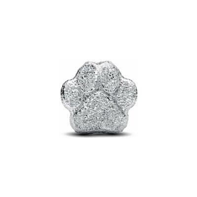 Mini charm Pandora Patte Texturé en argent