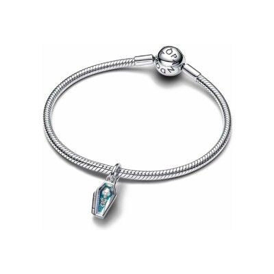 Charm Pandora Cercueil Ouvrable Luminescent en argent