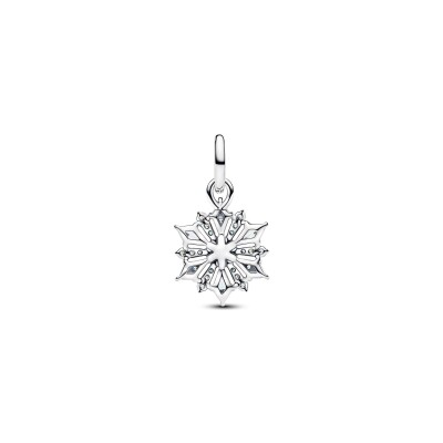 Charm Disney x Pandora La Reine des Neiges Flocon de Neige Elsa en argent et oxydes de zirconium