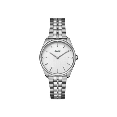 Montre Cluse Féroce Petite Steel, Silver Linen, Silver Colour