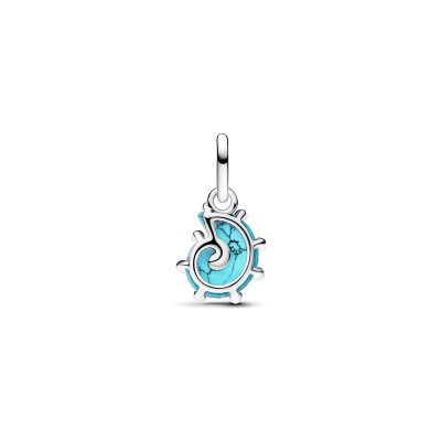 Charm Pandora Escargot de mer verre De Murano en argent