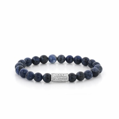 bracelet Rebel & Rose Stones only en sodalite bleue, taille M