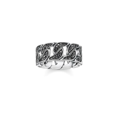 Bague Thomas Sabo Sterling Silver en argent et PVD, taille 64